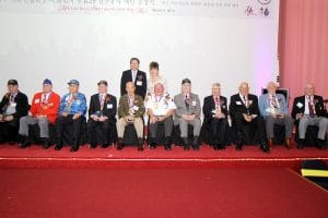 Dr. Tae Yun Kim and the SF Consul General with the Veterans